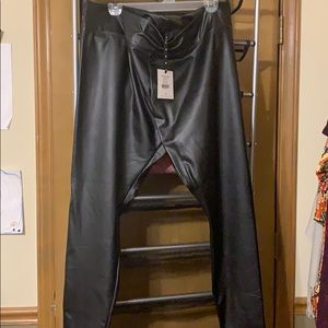 Agnes and Dora 3xl faux leather leggings